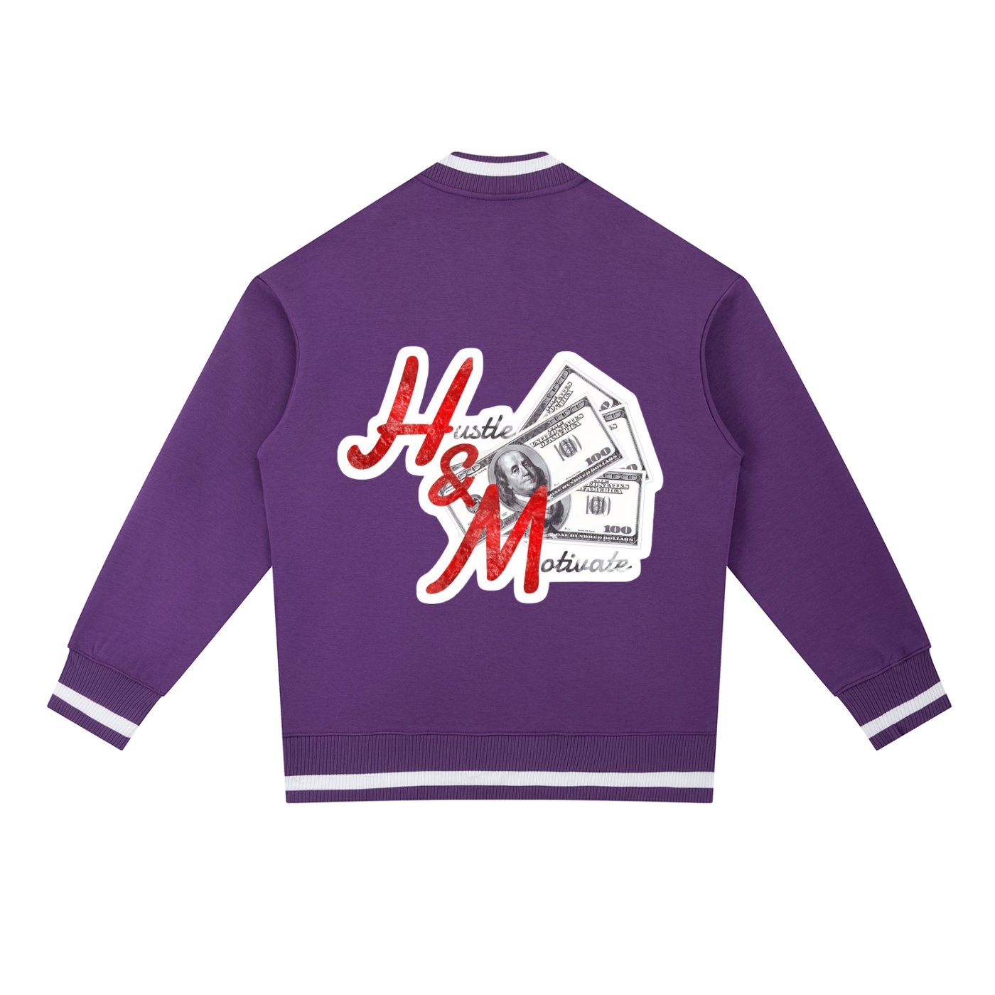 Hustle and Motivate Zip Bomber Jacket
