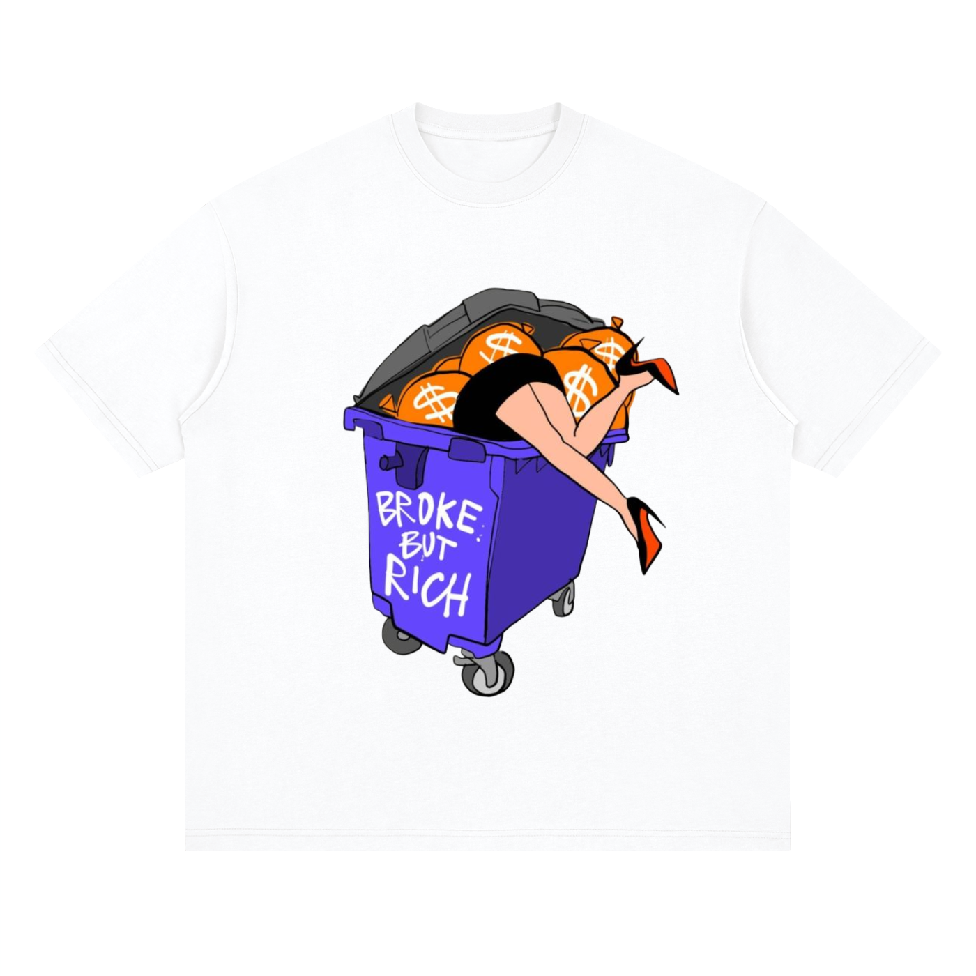 Streetwear Loose Drop Shoulder T-Shirt
