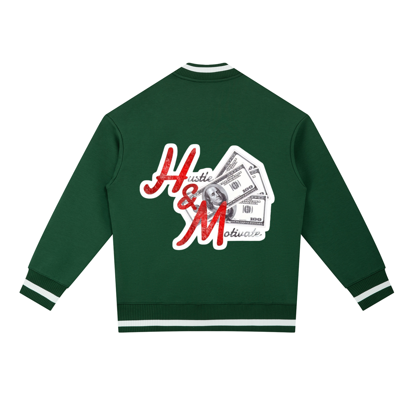 Hustle and Motivate Zip Bomber Jacket