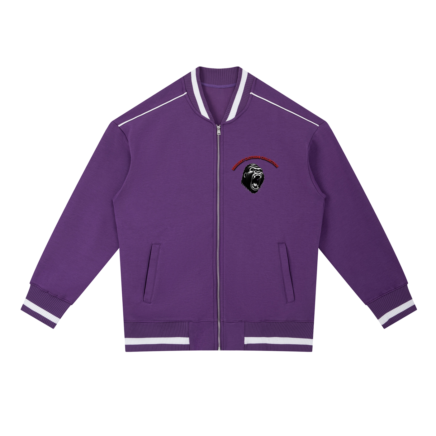 Hustle and Motivate Zip Bomber Jacket