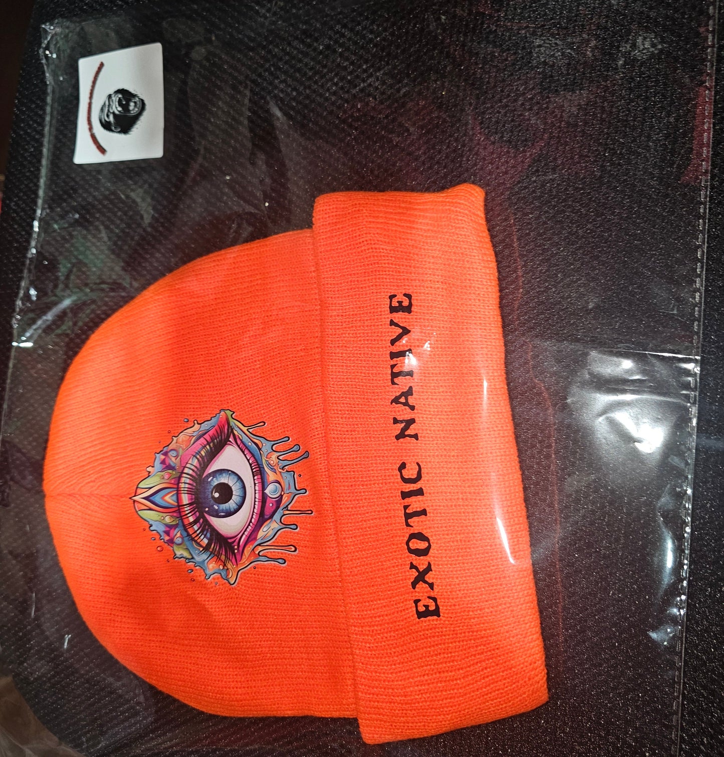3rd eye open Exotic Native winter beanie