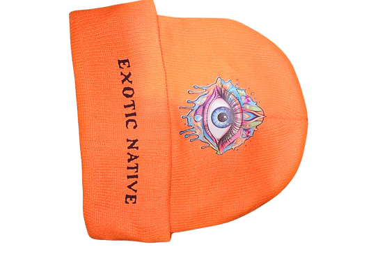 3rd eye open Exotic Native winter beanie